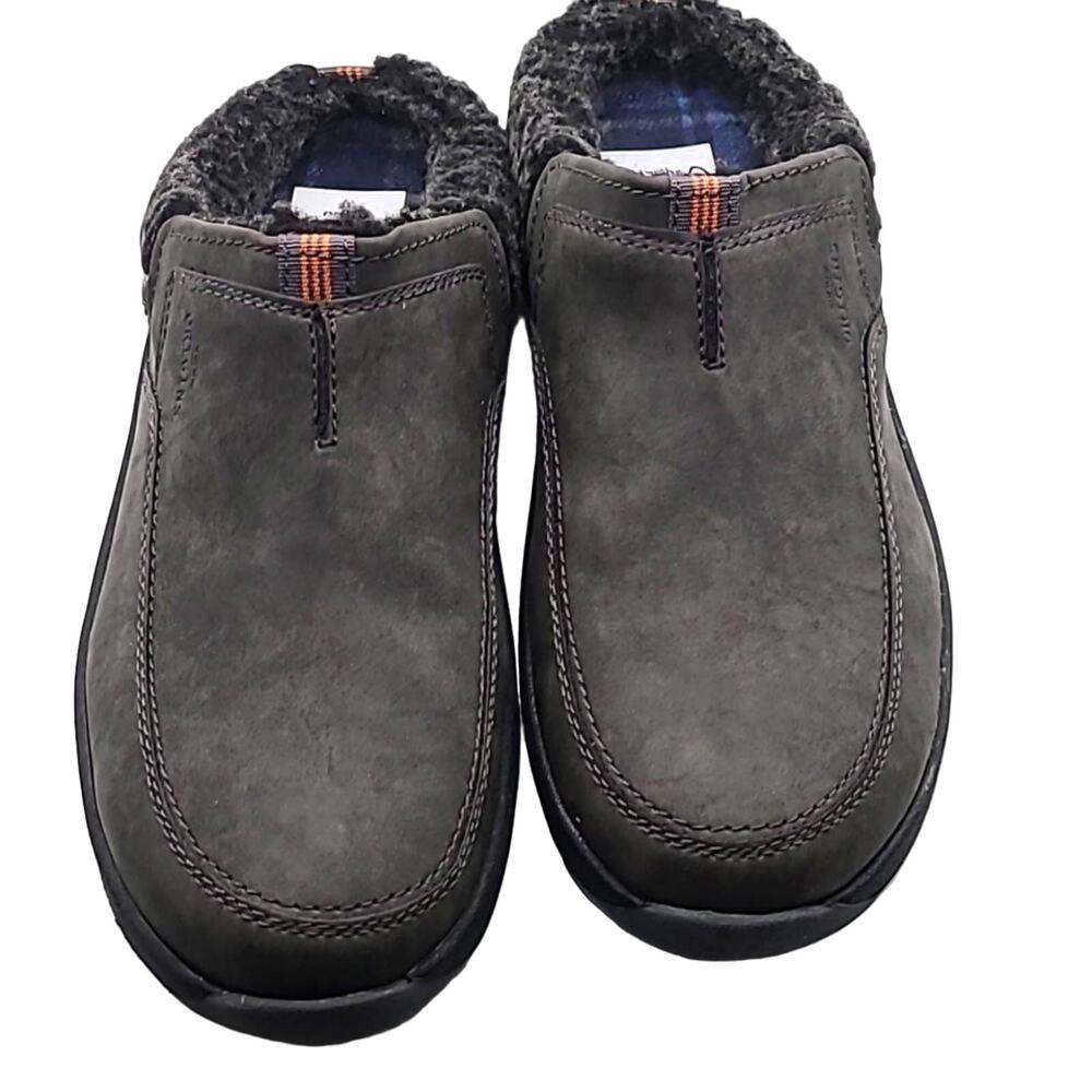 New Men's Earth Origins Daxton Clogs Size 10 Gray Slip-On Comfort Shoes
